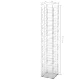  Set gabiona 3 kom od pocinčane žice 25 x 25 x 150 cm | shoptok.hr