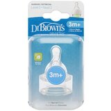 Dr.browns 322 level-2 silikonska uska bradavica, pakiranje od 2 komada | shoptok.hr