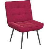  Stolica za opuštanje s osloncem za noge boja vina baršunasta | shoptok.hr