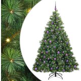  Umjetno božićno drvce s stalakom Zelena 210 cm PE i PVC 130 x 130 x 210 cm | Shoptok.si