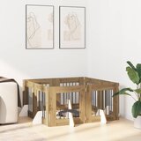  Vrata za pse s postoljem 8 pcs Hrast artisan 60 x 60 cm | shoptok.hr