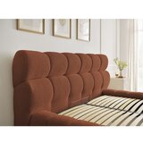 Bobochic Paris Narančasti tapecirani bračni krevet s prostorom za odlaganje s podnicom 180x200 cm Mont Blanc – | shoptok.hr