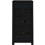  Komoda črna 40x35x80 cm trdna borovina, (20654108) | Shoptok.si