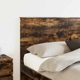 vidaXL Vzglavje z vzglavjem Dimljeni oreh 160 cm Konstruiran les, (5000110491) | Shoptok.si