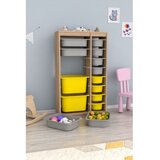 Hanah home višenamenska polica montana xs 2D4N8U sonomo grey yellow | ePonuda.com