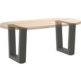  Noge jedilne mize V-oblika 2 kosa Antracit 30x(30-31,3)cm Jeklo | Shoptok.si