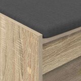  Klupa za hodnik s jastukom Sonoma hrast 63 x 38 x 45 cm - sonoma hrast 63 cm | shoptok.hr