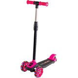 Cool Wheels Trotinet Twist Scooter svetleći sa 3 točka do 40kg roze | Eponuda.com