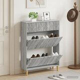  Ormar za cipele DELFT 78 x 24 x 103 cm Konstruirano drvo - Siva Sonoma | shoptok.hr