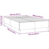  Okvir kreveta bez madraca plavi 120x190 cm od tkanine | shoptok.hr