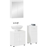  Set namještaja za kupaonicu TULUM Bijelo Konstruirano drvo | shoptok.hr