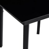  7-dijelni vrtni blagovaonski set od PVC ratana crni | shoptok.hr