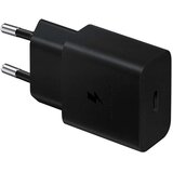 Samsung Originalni stenski polnilec (EP-T1510XBEGEU) - Hitro polnjenje Type-C 15W s kablom Type-C - Črn | Shoptok.si