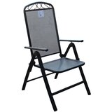 Rojaplast Crna metalna vrtna stolica – | shoptok.hr