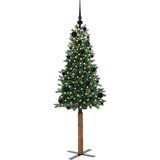 vidaXL Ožja jelka med 150 LED Zelena 150 cm PVC in trden bor | Shoptok.si
