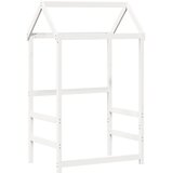  Set kreveta i klupe s krovom bez madraca bijele boje 80x200 cm | Shoptok.si