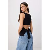 TRENDYOLMILLA ženska bluza Twoss26Bz00672, crna Cene