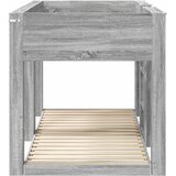  Krevet na kat za djecu Siva Sonoma 100 x 200 cm | shoptok.hr