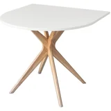 Okrogla jedilna miza 90x90 cm Jubi –