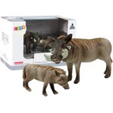  Set of 2 Figures African warthog with young Animals of the World Series | Shoptok.si