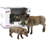  Set of 2 Figures African warthog with young Animals of the World Series | shoptok.hr