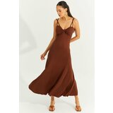 Cool & Sexy Dress - Brown - A-line cene