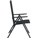  Ležaljke u vrtu 2 pcs Crna 58 x 71 x 112 cm Tekstilen | shoptok.hr