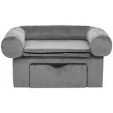 SOFA za pse s ladicom siva 75 x 50 x 38 cm plišana | Eponuda.ba