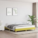 vidaXL Posteljni okvir zelen 180x200 cm blago Cene