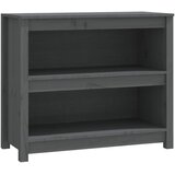 Ormarić za knjige sivi 80 x 35 x 68 cm od masivne borovine | shoptok.hr