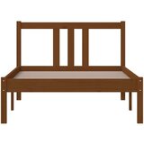  Posteljni okvir medeno rjav iz trdnega lesa 90x200 cm, (20646805) | Shoptok.si
