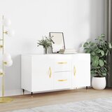 vidaXL Komoda sjajna bijela 100x36x60 cm od konstruiranog drva Cijene