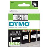Dymo Trak D1 537130, 24 mm / 7 m (črno/bel), original Cene