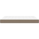  Vzmetnica z žepkasto vzmetjo taupe 140x190x20 cm blago | Shoptok.si