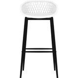 vidaXL 5-dijelni barski set crno-bijeli | shoptok.hr