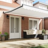 vidaXL Automatska Retraktivna Tenda Bijela 500x300 cm | shoptok.hr