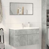 vidaXL Omarica za umivalnik betonsko siva 90x38,5x46 cm inženirski les | Shoptok.si