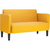  Dvosjed kauč svijetložuta 109 cm samtana tkanina | shoptok.hr