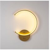 Opviq LED stenska svetilka v zlati barvi ø 10 cm Moon – | Shoptok.si