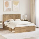  Uzglavlje Hrast artisan Konstruirano drvo Smeđa 135 cm | shoptok.hr