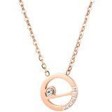 IZMAEL Ogrlica WI-15232 - Zlata / Roza | Shoptok.si