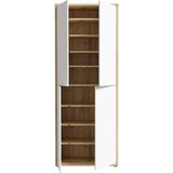 MID.YOU OMARA ZA ČEVLJE svetlo siva, hrast artisan | Shoptok.si