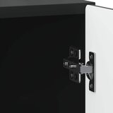  Noćni ormar Crna 43 x 34,5 x 50 cm Konstruirano drvo | shoptok.hr