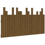 vidaXL Stensko posteljno vzglavje medeno rjavo 146,5x3x80 cm borovina, (20739271) | Shoptok.si