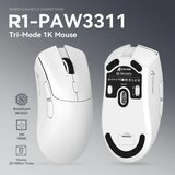 Attack Shark bežični gaming miš R1 PAW3311/TriMode/Superlight/Ergonomic/White | Eponuda.com
