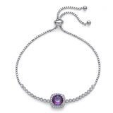Oliver Weber ženska Precioso Burgundy Delite Narukvica Sa Swarovski Ljubičastim Kristalom | ePonuda.com