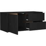 TV ormarić crni 80 x 34 x 36 cm od iverice | Eponuda.ba