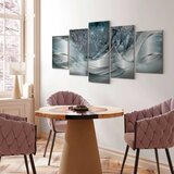  Slika - Sparkling Dandelions (5 Parts) Blue Wide 100x50 | shoptok.hr