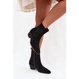 Boto Women's Suede Ankle Boots With Heel Insulated Black Arelia | ePonuda.com