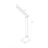 Zuma line 1913-WH-LED Punjiva stona lampa LED/6W/1200 mAh 3000/4500/6000K bela | Eponuda.com